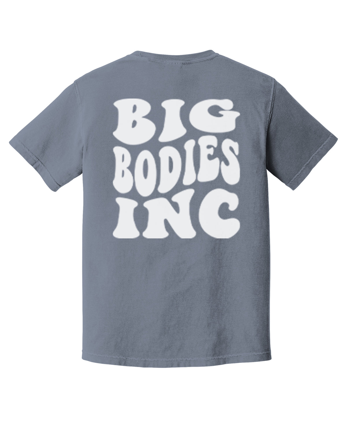 Groovy Big Bodies Inc Comfort Colors Shirts - Blue Jean
