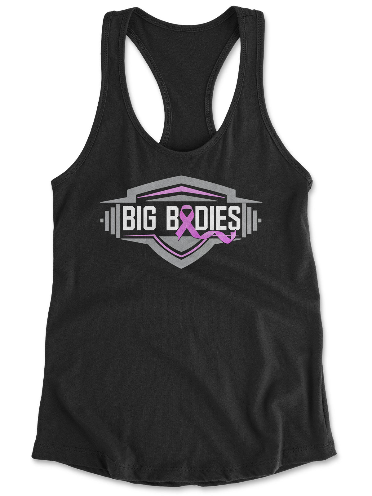 Big Bodies - Breast Cancer Awareness Month Racerback Tank