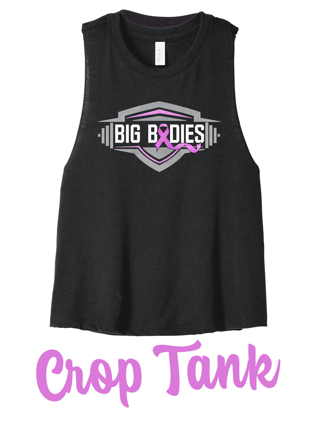 Big Bodies - Breast Cancer Awareness Month Crop Tank