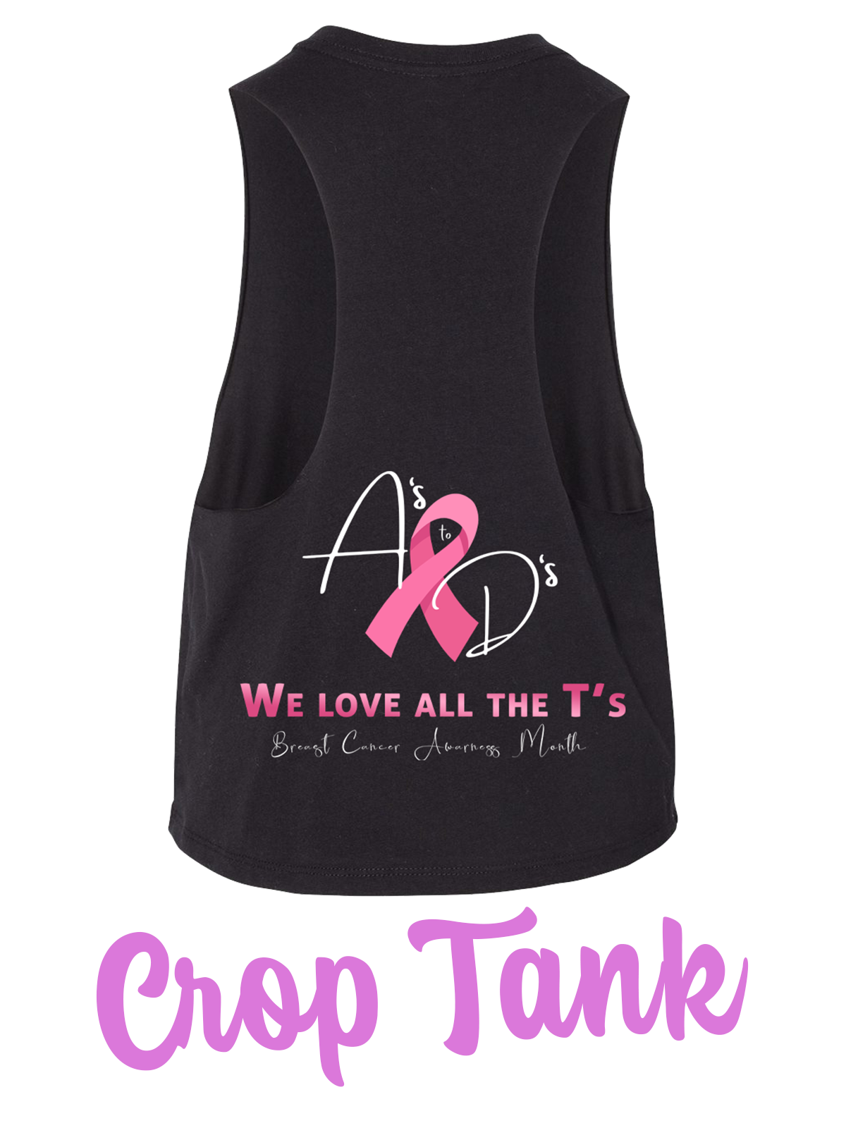 Big Bodies - Breast Cancer Awareness Month Crop Tank